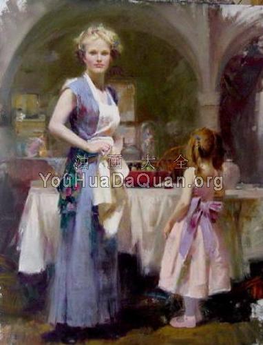 Pino Daeni painting - 皮诺·丹尼尔